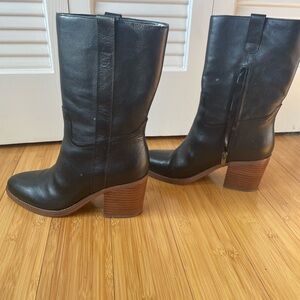 Nine West dress mid calf boots- worn once